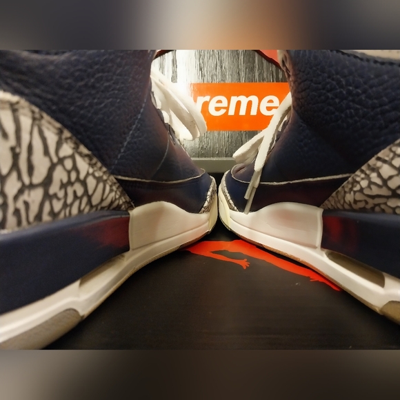 Retro Jordan 3 Georgetown Hoyas Size 10.5 - Picture 4 of 14